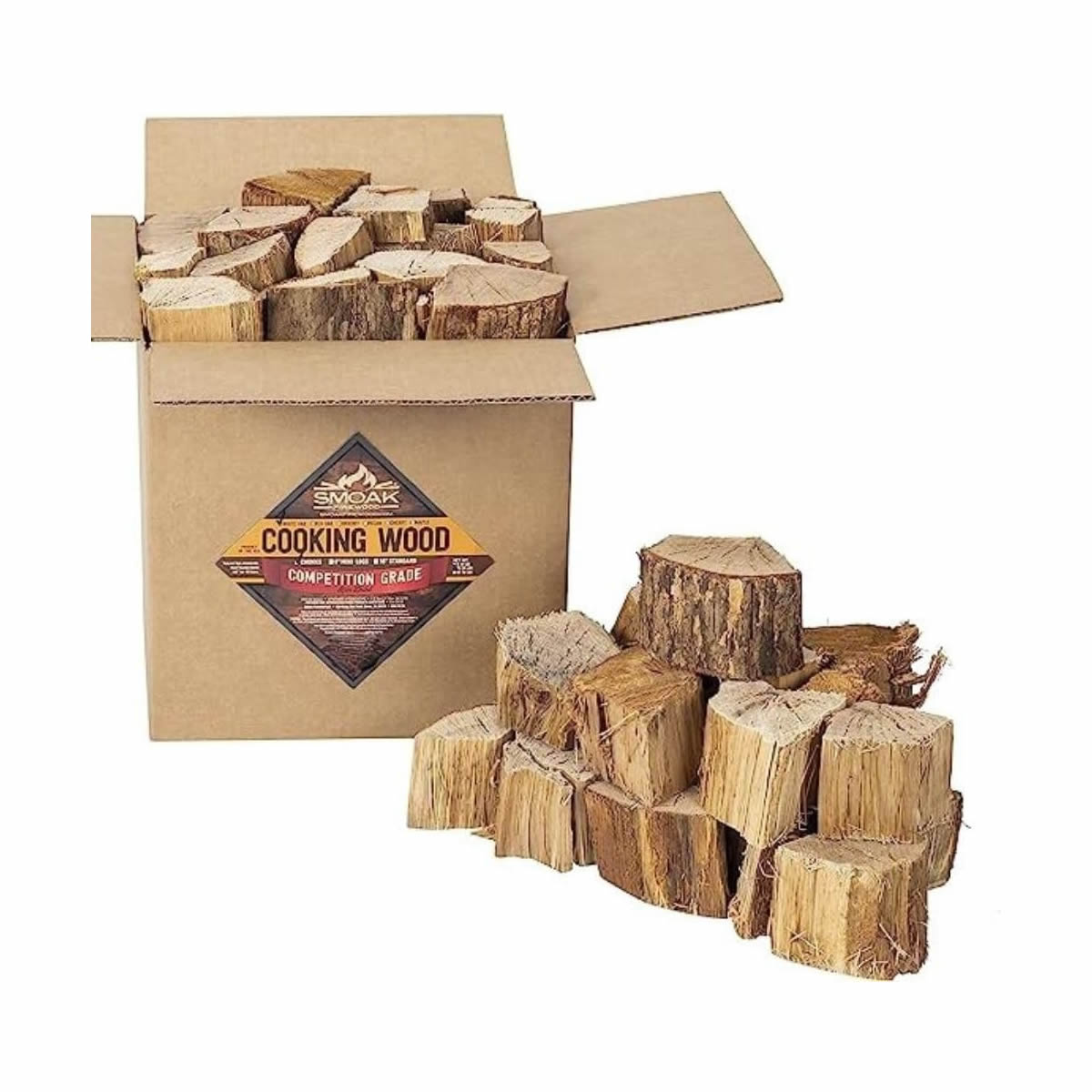 smoak firewood usda certified cooking wood chunks (competition grade) (3) smoak firewood usda certified cooking wood chunks (competition grade) (3)