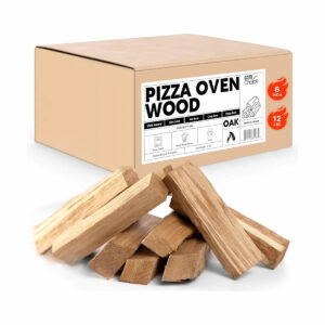 w&e choice 5.4 kg oven dried wood for pizza ovens, 15.2 cm oak firewood logs (1)