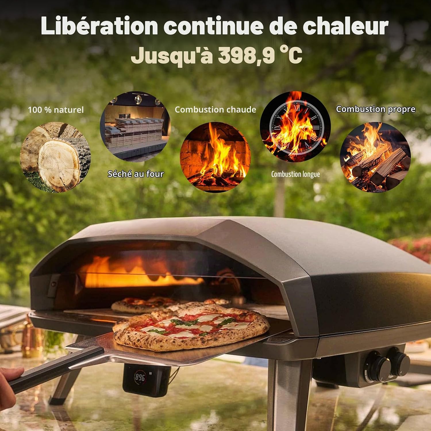 w&e choice 5.4 kg oven dried wood for pizza ovens, 15.2 cm oak firewood logs (6) w&e choice 5.4 kg oven dried wood for pizza ovens, 15.2 cm oak firewood logs (6)